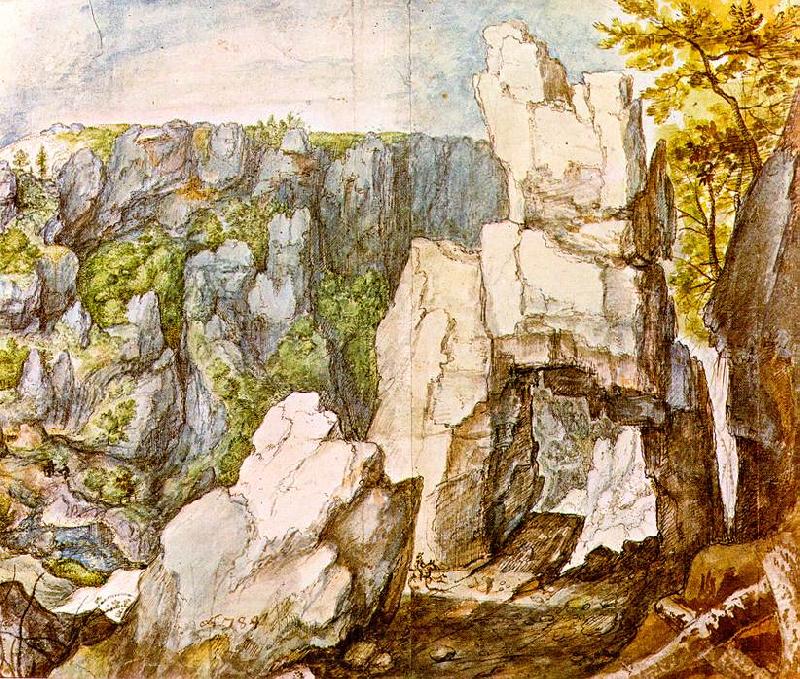 Roelant Savery Rocky Landscape